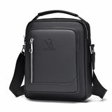 1 x RAW Customer Returns Parnerme Men s Large Capacity Multi-Pocket Crossbody Bag Casual Men s Daily Commercial Travel Work D-Black - RRP €60.0