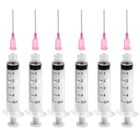 1 x RAW Customer Returns Pack of 12 syringes 5 ml, syringe with blunt needle, plastic syringe, dosing syringe, colostrum syringe, injection syringe, for laboratory, industrial, pet, liquid measurement, DIY craft refill glue - RRP €7.16