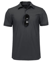 1 x RAW Customer Returns geeksport Men s Sports Polo Shirt Short Sleeve Slim Fit Short Sleeve T-Shirt - RRP €34.67