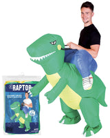 1 x RAW Customer Returns AirSuit Inflatable Dinosaur Costume Unusual inflatable costume Premium quality Adult size Polyester Comfortable to wear Resistant With inflation system OriginalCup  - RRP €32.99