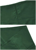 1 x RAW Customer Returns Women s High Waist Maxi Skirt Pockets with Side Slit Long A-Line Skirt Army Green M - RRP €31.16