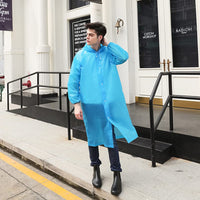 4 x Brand New SSyang Pack of 2 transparent raincoats, rain poncho with hood, rain poncho for men and women, waterproof raincoat, reusable, for hiking, cycling, camping and travel - RRP €110.4