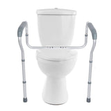 1 x RAW Customer Returns Ejoyous Toilet Support Aid, Aluminum Alloy Height and Width Adjustment Adjustable Walker with Non-Slip Foot Pads for Elderly Disabled Injured - RRP €20.4