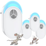 1 x RAW Customer Returns Ultrasonic Pest Repeller 4 Pack, Pest Repeller, Electronic Pest Repeller Plug in for Insects, Mice, Beetles, Insects, Cockroaches - RRP €29.22