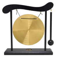 1 x RAW Customer Returns juanxian Zen Art Feng Shui Brass Table Gong W1649  - RRP €23.29