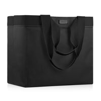 1 x RAW Customer Returns CHICECO Extra Large Shopper Handbag for Women Work Bag Travel Bag Waterproof XXL, Black with 2 Pockets  - RRP €35.99