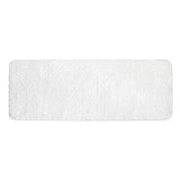 1 x RAW Customer Returns MIULEE Carpet Bath Mat Bathroom Carpet Bed Rug Non-Slip Bath Rug Bath Mat Absorbent Shower Rug Washable Doormat for Living Room Bedroom Bathroom 45x120 cm White - RRP €26.99