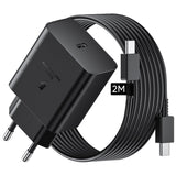 1 x RAW Customer Returns 45W Samsung Fast Charger, OHEDMEH USB C Charger for Samsung Galaxy S23 Ultra S23 S23 S22 Ultra S22 S22 S21 S20 Note 20 Note 10, Galaxy Tab S9 S8, USB C Power Adapter with 2M 5A Charging Cable USB C - RRP €26.67