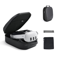 1 x RAW Customer Returns Carrying Case for Meta Quest 3 Oculus Quest 2 Pico 4 Quest Pro Vision Pro, Compatible with Elite Battery Headset Strap Accessories, Hard Case - RRP €56.11