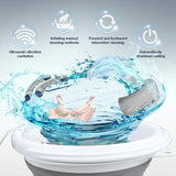 1 x RAW Customer Returns Mini Washing Machine, Mini Foldable Washing Machine, Portable Ultrasonic Turbine Washing Machine with USB Port Travel Apartments Dormitories Camping Socks Underwear - RRP €33.6