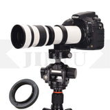 1 x RAW Customer Returns JINTU 420-800mm Super Telephoto Zoom Lens Manual Focus Telephoto Lens EF Lens for Canon EOS Rebel T8i T7i T7 T6 T6s T6i T3i T2i SL3 SL2 4000D 60D 70D 2000D 4000D D3100 D5600 D5500 D5200 D3200 D90 - RRP €109.0