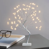 1 x RAW Customer Returns DELICHTER light tree light branches for indoor use 108 warm white LEDs tree, bonsai light decoration adjustable branches, USB battery operated tree lamp decorative tree illuminated tree lighting Christmas decoration - RRP €19.99