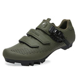 1 x RAW Customer Returns Men Women MTB Shoes, Mountain Bike Shoes Compatible with SPD Pedals 2 Bolts with Cleats, Cycling Shoes Men Women Outdoor Green 42 EU - RRP €63.52