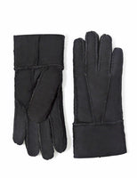 1 x Brand New YISEVEN Gloves Women Winter Shealring Lambskin Leather Gloves Women Winter Gloves Leather Lined Sheepskin Warm Suede Gloves Finger Gloves Fur Driver - RRP €27.42