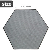 1 x Brand New HACRAHO 1 Reusable Non-Slip Washable Potty Pad with Waterproof Bottom for Dogs, Gray - RRP €16.8