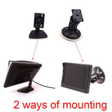 1 x RAW Customer Returns Cocar 5 Car Suction Cup Mount Monitor LCD TFT Screen Windshield Mount for Rear View Camera Front Camera Media Player 2 RCA RCA - RRP €26.92