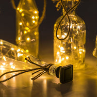 8 x Brand New Iegefirm Solar Powered Wine Bottle Lights 20 LED Copper Cork Lights Mini Copper String Lights for Wine Bottles Multicolor  - RRP €153.6