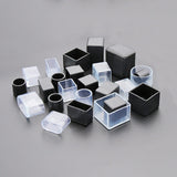 74 x Brand New Zaky Square Tube Ribbed Inserts End Caps Plugs 25mm x 25mm Square Silicone Leg Caps 30pcs - RRP €1509.6