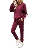 1 x RAW Customer Returns Totatuit women s jogging suit tracksuits sport leisure top jogging pants sports suit fitness training stretch jogging two-piece leisure suit - RRP €30.24