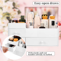 1 x RAW Customer Returns Cosmetic Organizer Storage, Dressing Table Organizer, Makeup Storage with Drawers, Skin Care Organizer for Dresser and Bathroom, Dressing Table Organizer. - RRP €27.99