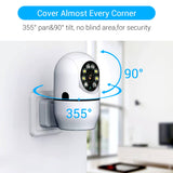 1 x RAW Customer Returns DIDseth indoor surveillance camera, WiFi camera indoor plug and play, 3MP HD WiFi camera, PTZ IP camera, full color and IR night vision, alarm notification, two-way audio - RRP €30.24