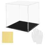 1 x RAW Customer Returns Belle Vous Transparent acrylic display case - 15 x 15 x 15cm Large acrylic boxes for display - Dustproof display case for action figures and collectibles - Plexiglass display case - Acrylic display case - RRP €15.44