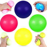 1 x RAW Customer Returns Koogel Birthday Gifts Pack of 4 Stress Balls, Anti Stress Balls 6.3 cm Squeeze Ball Stress Relief Toy for Children Adults Birthday Gifts Kneading Ball Color Changing - RRP €19.2