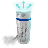 1 x RAW Customer Returns HoMedics air purifier 84 m with UV-C, HEPA activated carbon filter - Air purifier for allergy sufferers, smoking rooms, offices, quiet - Removes up to 99.97 of allergens, mold, pollen dust, white - RRP €128.92