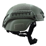 1 x RAW Customer Returns ATAIRSOFT MICH 2000 Style Softair Tactical Combat Army Military Airsoft Paintball Helmet with Side Rail and NVG Mount FG - RRP €34.26