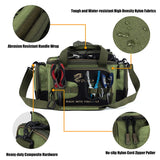 1 x RAW Customer Returns Croch fishing bag for fishing tackle and fishing accessories with belt shoulder strap army green belt shoulder strap army green - RRP €39.31