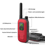 1 x RAW Customer Returns Radioddity PR-T3 Walkie Talkie for Kids 16 Channels PMR446 Radio for 3-12 Year Old Children VOX with Flashlight 4KM Range for Adventure, Outdoor, Camping, 2 Pieces Red Blue  - RRP €30.95