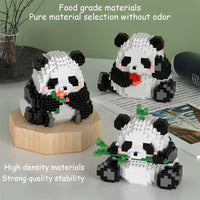 3 x Brand New Lnjya 3 in 1 Panda Building Blocks Set, Mini Panda Construction Toy, 720 Pieces Panda Construction Toy Building Block Sets, Building Blocks Toy Bricks Animal Building Blocks Figures Construction Toys for Children Ages 6 and Up - RRP €27.18