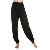 1 x RAW Customer Returns MEISHINE Fashionable Women s Stretch Pants for Sports, Yoga, Dance, Jogging and Dancing Black XXXL - RRP €24.0