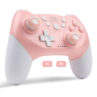 1 x RAW Customer Returns RALAN Upgraded Wireless Pro Controller Compatible with Switch OLED lite, with programmable function, wake-up, gyro axis, turbo, dual vibration - RRP €23.3