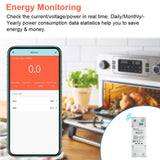 1 x RAW Customer Returns KETOTEK Smart 1 Phase Electricity Meter DIN Rail LCD Digital Energy Meter AC 5 65 A 90-250V WLAN Remote Control Din Rail Digital Energy Meter by Smart Life Tuya App - RRP €45.99