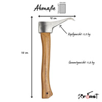 1 x RAW Customer Returns Xforst Sappie Sapie with hammer holder, ideal for moving and picking up logs and pieces of wood. With hickory handle and robust head made of forged carbon steel. Model X-P500BX - RRP €32.17