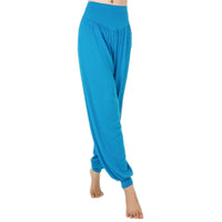 1 x RAW Customer Returns MEISHINE Women s Modal Elastic Yoga Pants Harem Fitness Pants Pilates Pants Dance Pants Workout Sports Pants Jogging Pants, MSGBT, Blue, MSGBT XL - RRP €27.6