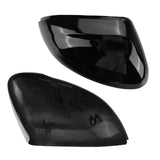 1 x RAW Customer Returns Car Mirror Caps, 1 Pair Car Door Outside Mirror Cap Rearview Mirror Cap Side Mirror Covers Compatible for VW Passat B8 2016-2019 Black  - RRP €55.45