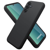 1 x RAW Customer Returns AUKASE Silicone Case for Samsung Galaxy A15 4G 5G Case, Premium Silicone Mobile Phone Case, Soft Microfiber Lining Shockproof Protective Case Raised Edge Compatible with Black, Samsung A15 4G 5G  - RRP €21.6