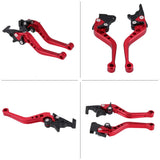 1 x RAW Customer Returns Motorcycle Brake Clutch Lever Levers, 1 Pair Brake Levers Handle Brake Lever Universal Double Disc Brake Lever Lever for GY6 CG125 Red  - RRP €56.03