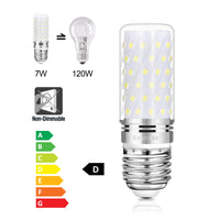 1 x RAW Customer Returns ENUOTEK E27 Edison LED Corn Light Bulb, 7W 6000K Cool White 1000 Lm LED Bulbs, Replaces 120W Halogen Lamp, AC100-265V ES LED Bulb, Non-Dimmable LED Lamp for Ceiling Lamp Wall Lamp, Pack of 4 - RRP €17.1