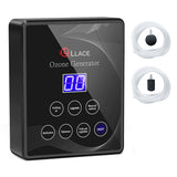 1 x RAW Customer Returns Domestic Ozone Generator with Digital Timer, to Disinfect Food, Purify Air, Ozonize and Sterilize. Ozone Machine with 2 Silicone Tubes and 2 Diffuser Stones Black  - RRP €49.57