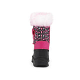 1 x RAW Customer Returns DREAM PAIRS boys girls snow boots waterproof winter boots with warm faux fur lining BLACK PINK-E 34 EUR KSNOW-E - RRP €32.56