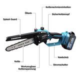 3 x RAW Customer Returns KIESBOHR cordless chainsaw, 6 inch, mini chainsaw compatible with 18V Makita battery without battery, without charger  - RRP €211.71