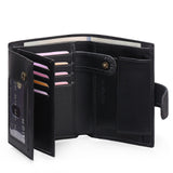 1 x RAW Customer Returns SENDEFN men s wallets with RFID protection, large genuine leather wallet for men in portrait format, trifold wallet for men, wallet purse with 16 card slots coin compartment - RRP €31.25