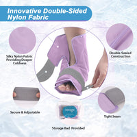 1 x RAW Customer Returns NEWGO Cooling Cuff Foot Cooling Shoes Cooling Socks Feet Ice Shoe for Injuries Ankle Ice Bag Cooling Socks Chemotherapy Pack of 1 Purple  - RRP €25.2