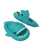 1 x RAW Customer Returns ChayChax Shark Sildes Slippers Women Men Children Shark Bath Slippers Summer Slippers Bath Slippers Non-Slip Shower Bathing Shoes Beach Sandals Massage Blue 34 35 EU - RRP €23.99