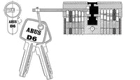 39 x RAW Customer Returns Abus Keyed Lock D6N30 30 Nickel Plated Cylinder D6 30 x 30 mm - RRP €982.41