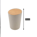 1 x RAW Customer Returns Point-Virgule table waste bin with lid and large filling opening, small organic waste bin for the kitchen, beige, 3L - RRP €27.95