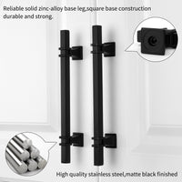 1 x RAW Customer Returns LONTAN Pack of 10 cabinet handles black handles for kitchen cupboards furniture handles black 160 mm handles black handles kitchen drawer handles black kitchen handles made of stainless steel - RRP €35.88